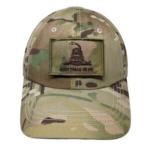 Don't Tread On Me Slideback Baseball Cap Multi One Size Adjustable Camo Condor